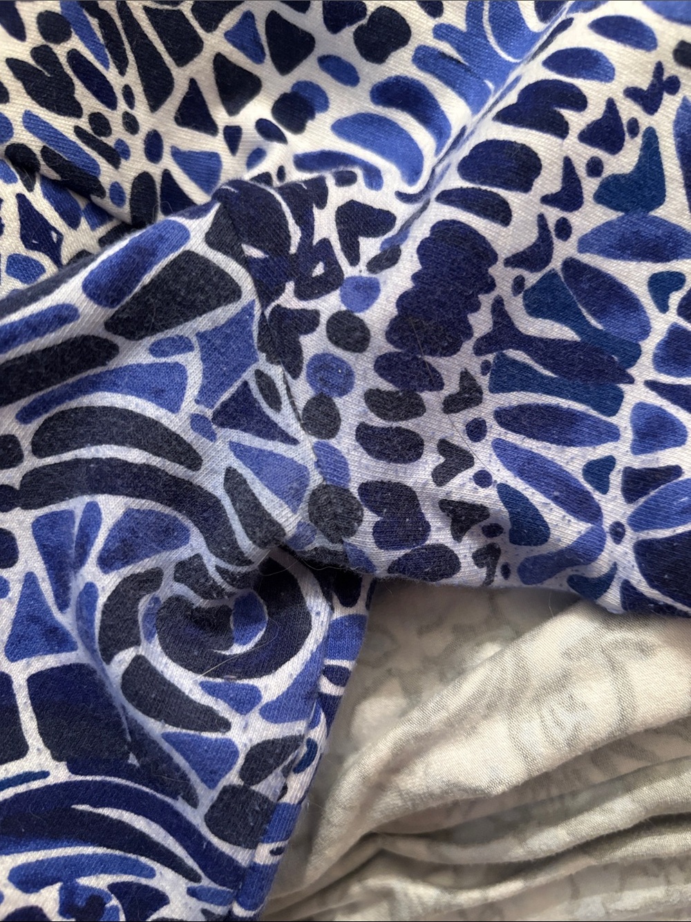 Lilly Pulitzer Blue and White Hooded Tassel-Trim Tunic - Picture 5 of 5